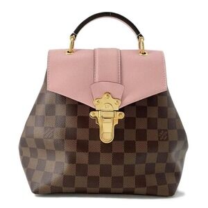 Louis Vuitton Damier Ebene Brown Clapton Backpack Rucksack Daypack Handbag